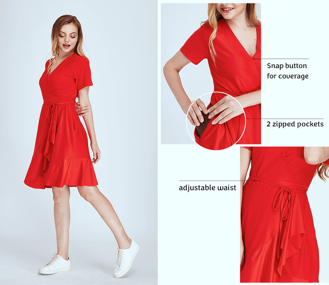 Wrap dress (5 colors)