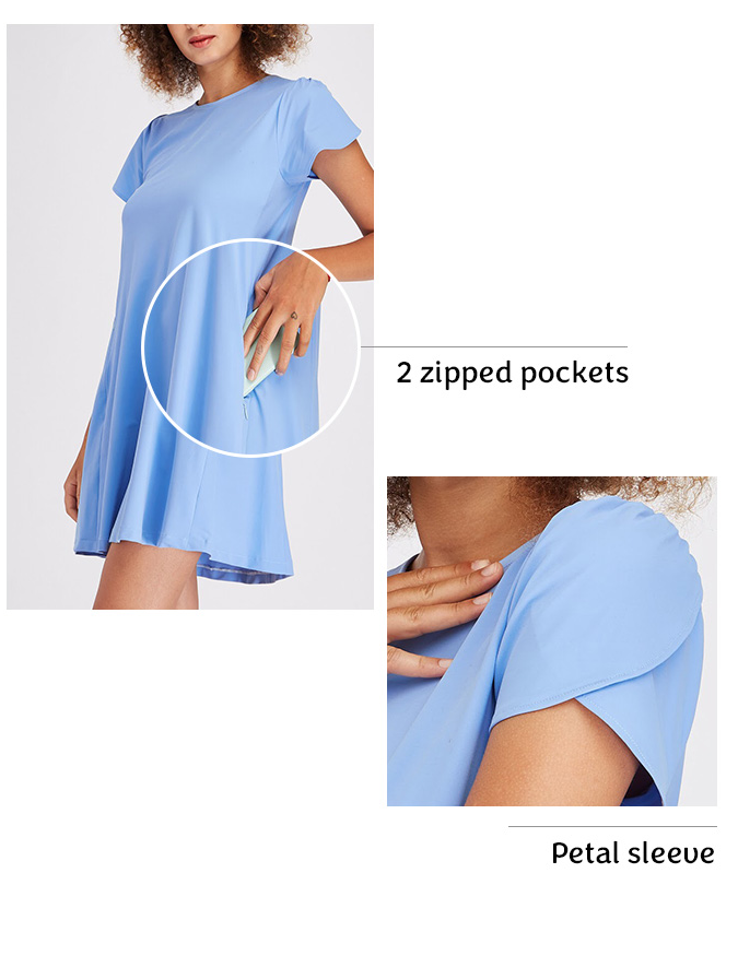 Short Sleeve T shirt dress (5 colors)