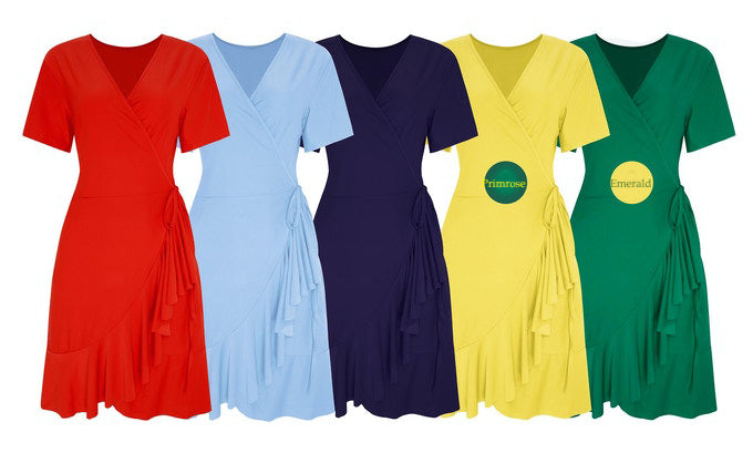 Wrap dress (5 colors)